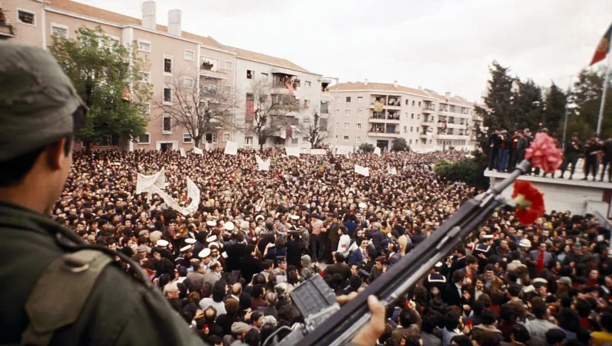 April 25th : a revolution like no other  (and with flowers, please)